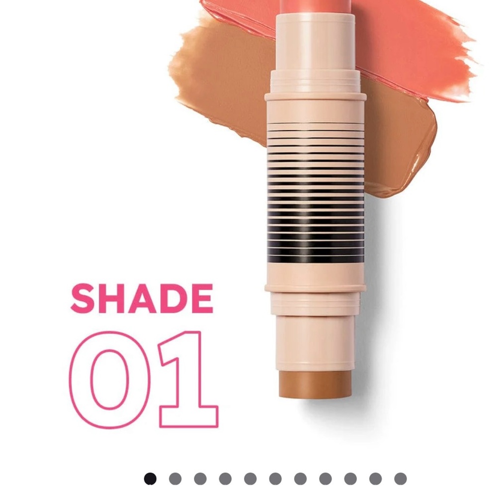 Dibs desert island duo blush/bronzer stick - Shade 01